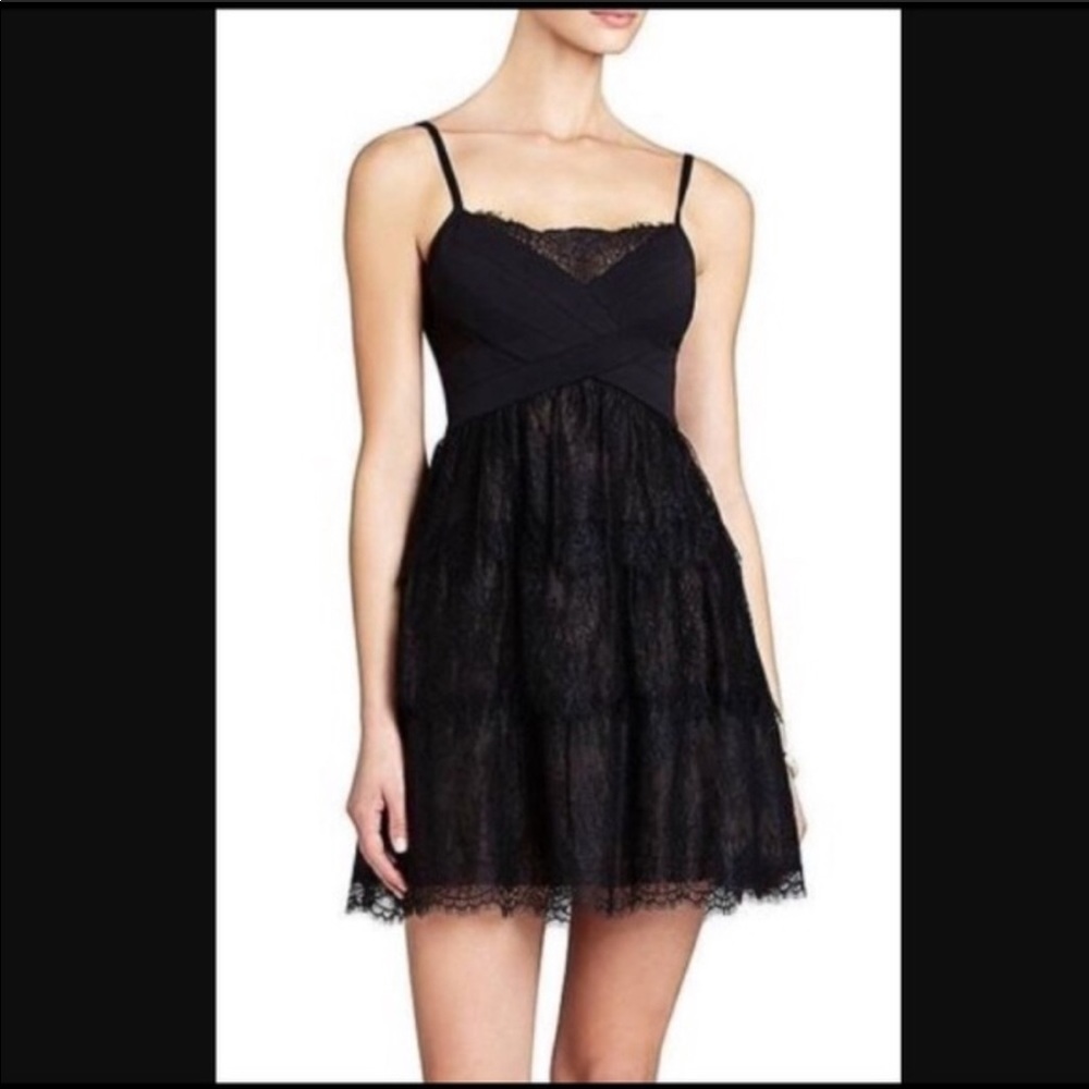 BCBG black lace dress